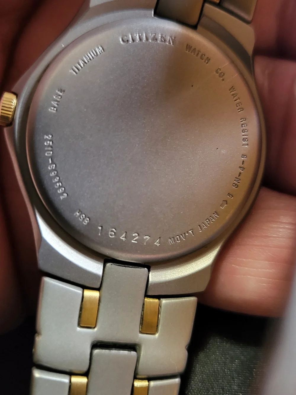 Citizen Titanium Men’s Watch MOVEMENT GN-4-S  SERIAL 164274